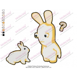 Rabbids Relatives Embroidery Design